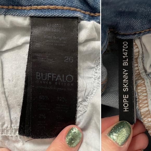 3 for 15$🌸 Buffalo Skinny Jeans Size 26 - Picture 8 of 9